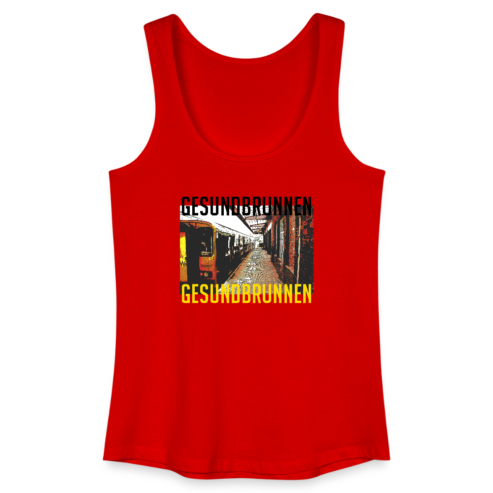 Gesundbrunnen Metro - Frauen Bio Tank Top - Rot