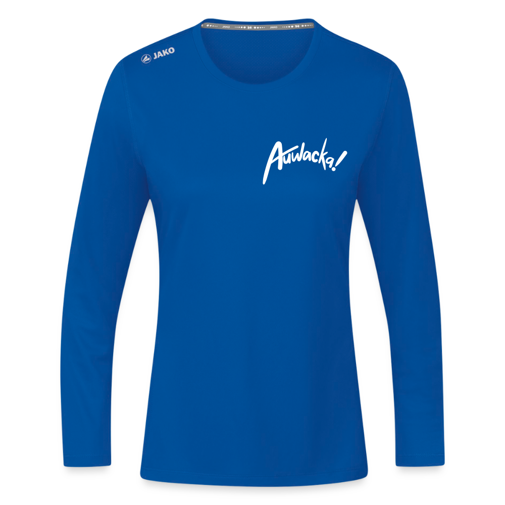 Auwacka! - Frauen Sport Langarmshirt - Royalblau