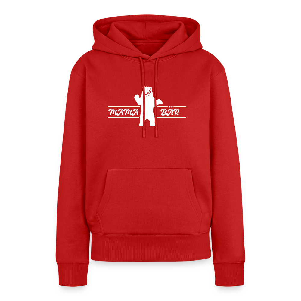 Mama Bär  - Frauen Premium Hoodie - Rot