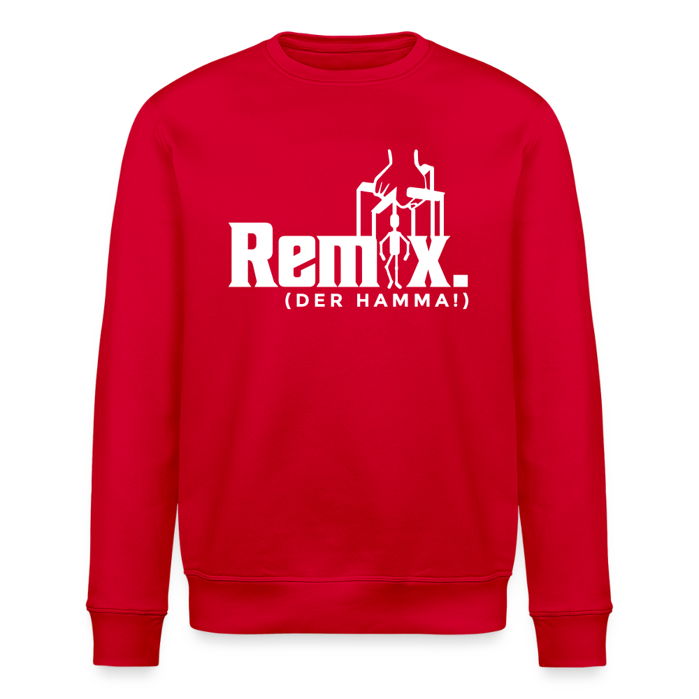 Remix. - Unisex Bio Sweatshirt - Rot
