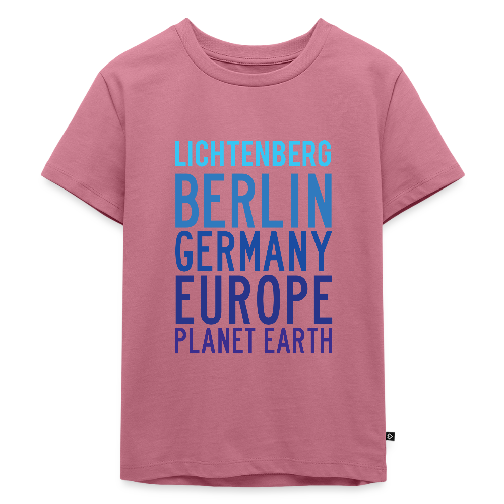 Lichtenberg Planet Earth - Kinder Premium T-Shirt - Mauve