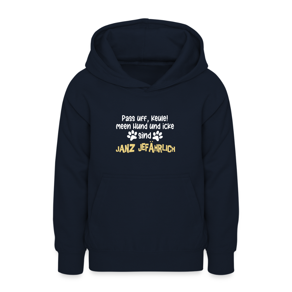Janz Jefährlich - Teenager Hoodie - Navy