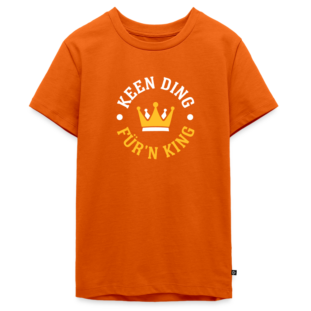 Keen Ding für'n King - Teenager Premium T-Shirt - Orange