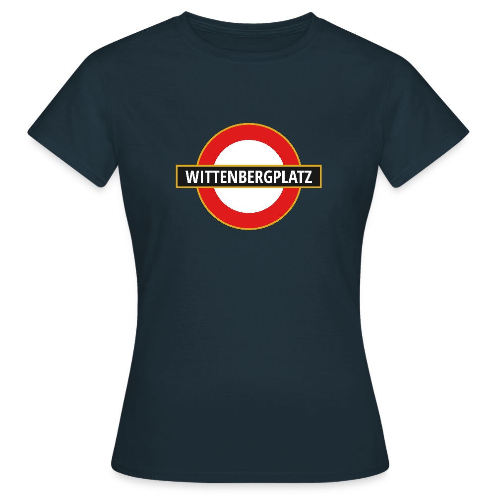 Wittenbergplatz - Frauen Premium T-Shirt - Navy