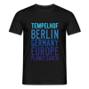 Tempelhof Planet Earth - Männer Premium T-Shirt - Schwarz
