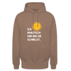 Ick knutsch dir Sonne! - Unisex Hoodie - Mokka