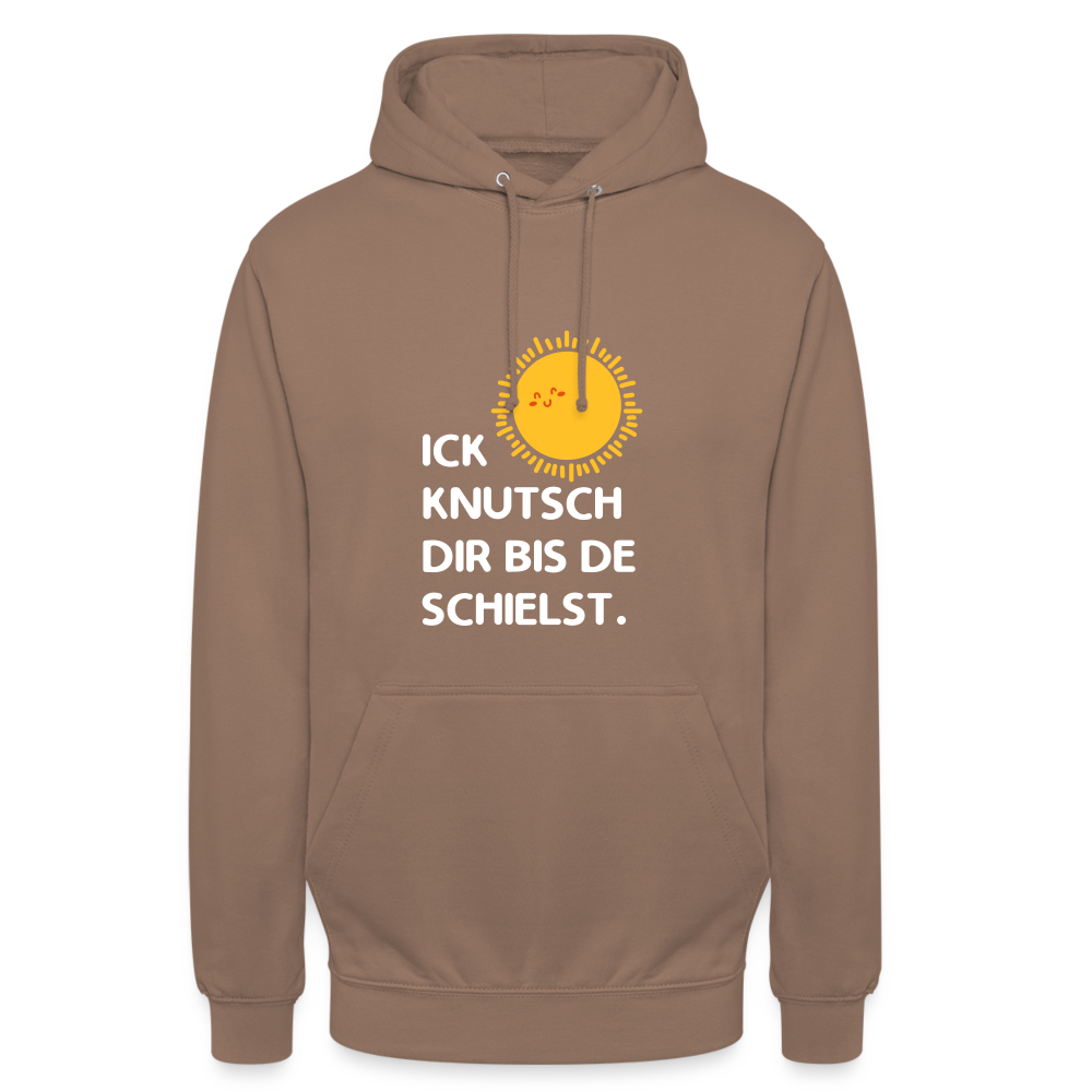 Ick knutsch dir Sonne! - Unisex Hoodie - Mokka