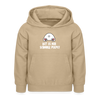 Dit is mir Schnurz Piepe - Kinder Hoodie - Sand