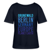 Grunewald Planet Earth - Relaxed Rundhals Frauen Bio-T-Shirt - Navy