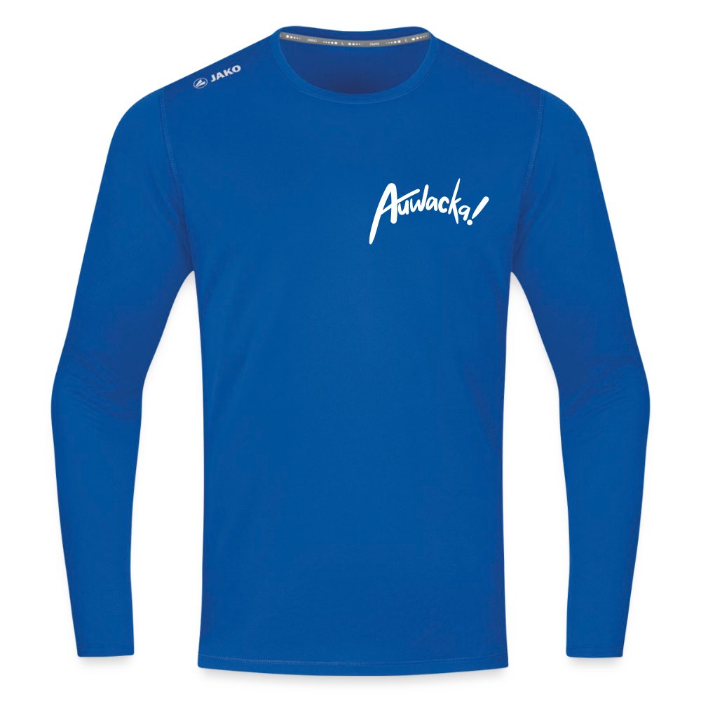 Auwacka! - Männer Sport Langamshirt - Royalblau