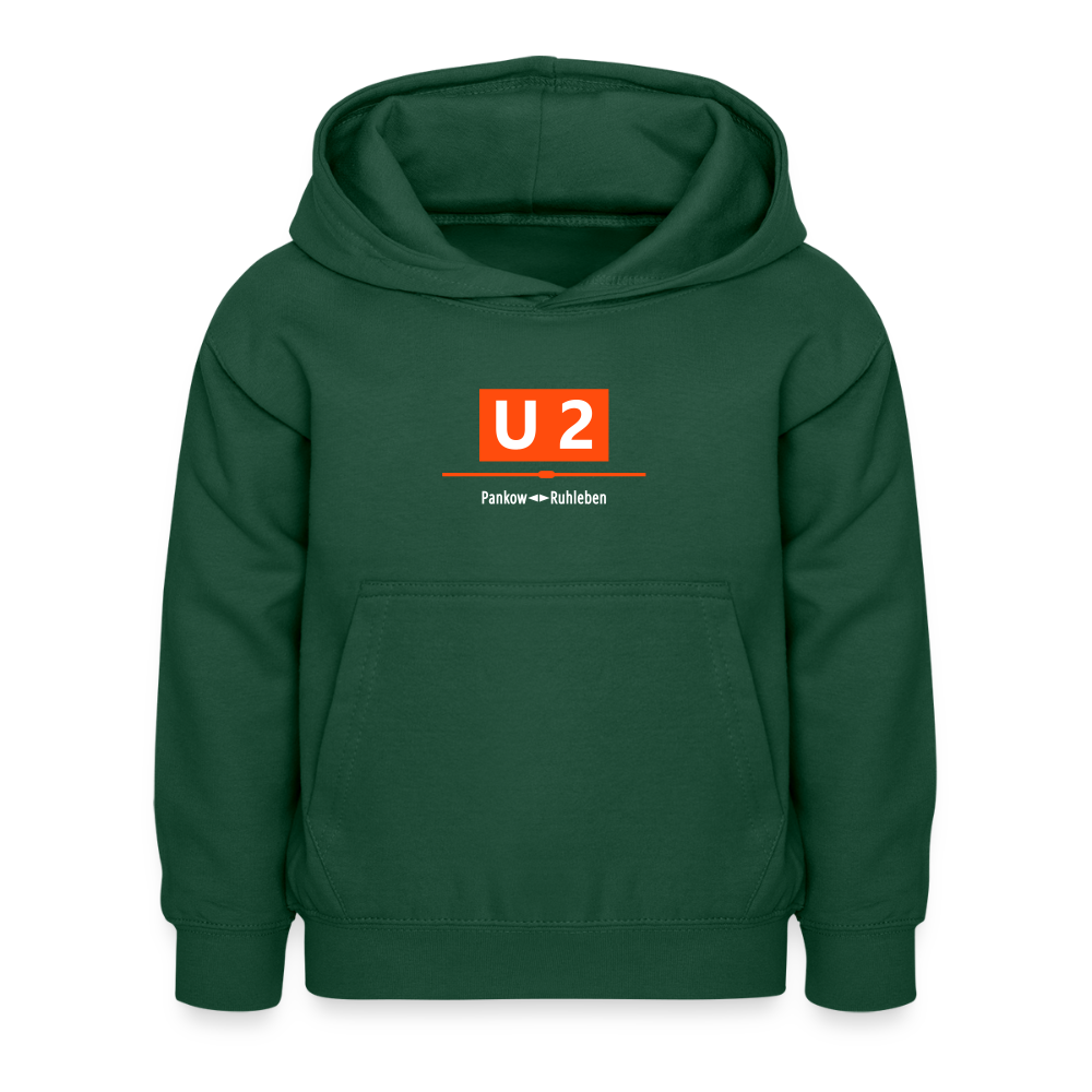 U2 Berlin - Kinder Hoodie - Flaschengrün