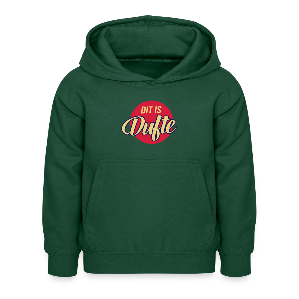Dit Is Dufte - Kinder Hoodie - Flaschengrün