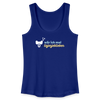 wär ick mal liejenjeblieben - Frauen Bio Tank Top - Königsblau
