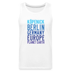 Köpenick Planet Earth - Männer Premium Tank Top - Weiß