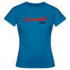 Grunewald Berlin - Frauen Premium T-Shirt - Antikblaues Saphir meliert