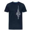 Fernsehturm der Noten - Männer Premium T-Shirt - Navy