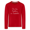 One Less Problem in Neukölln - Kinder Langarmshirt - Rot