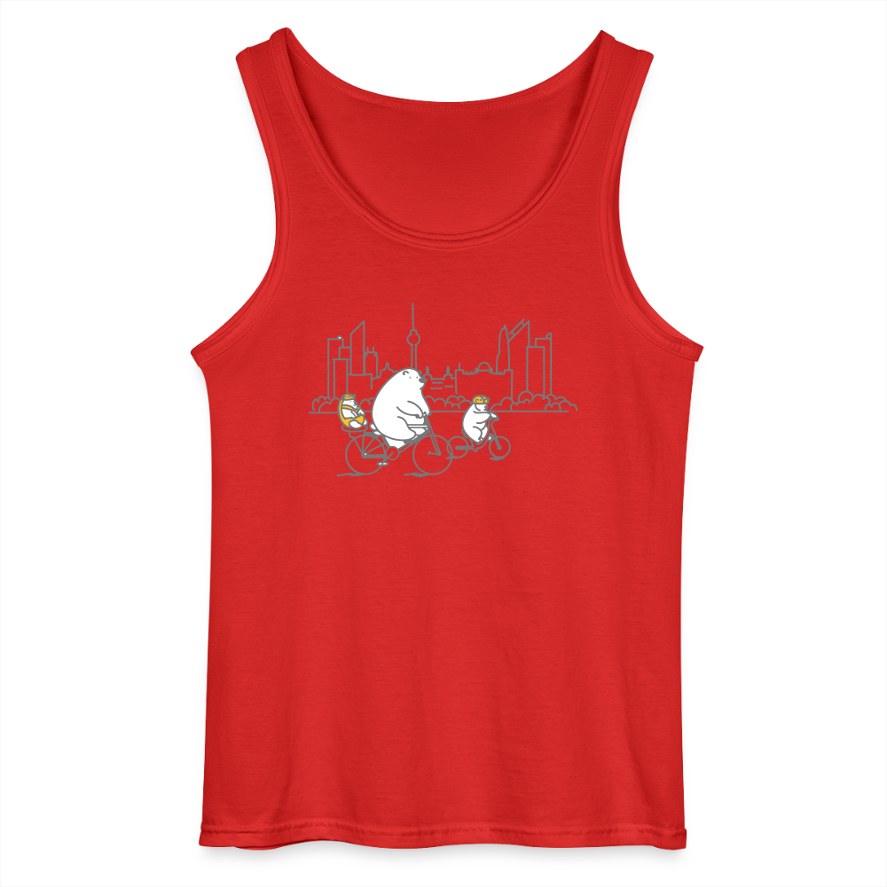 Fahrradtour Berlin - Männer Tank Top - Rot