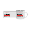 PNKW - Emaille Tasse - Weiß