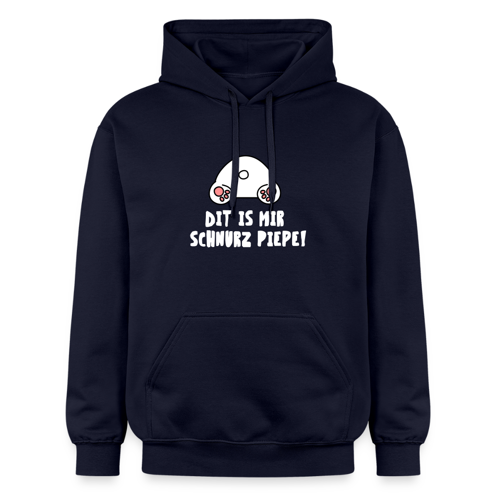 Dit is mir Schnurz Piepe - Hoodie - Navy