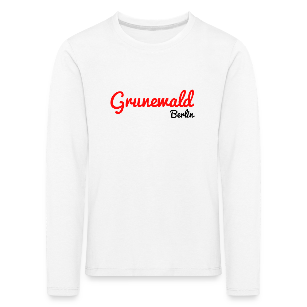 Grunewald Berlin - Kinder Langarmshirt - Weiß