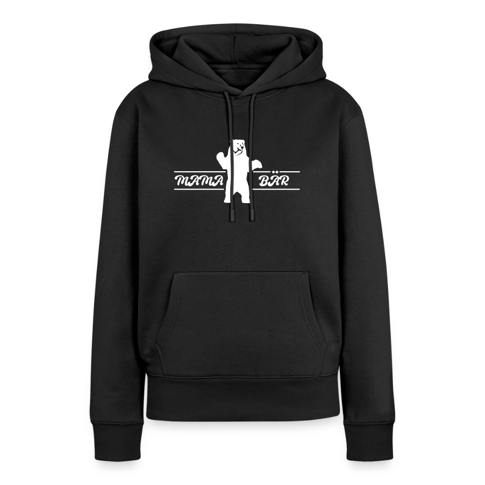 Mama Bär  - Frauen Premium Hoodie - Schwarz