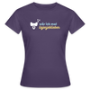 wär ick mal liejenjeblieben - Frauen Premium T-Shirt - Dunkellila