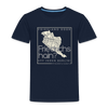 Friesland oder Friedrichshain - Kinder Premium T-Shirt - Navy