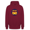 U-Bahntunnel - Unisex Hoodie - Bordeaux