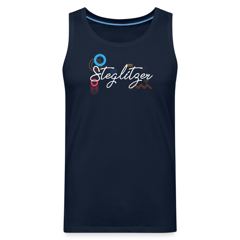 Steglitzer - Männer Premium Tank Top - Navy