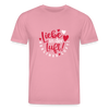 Liebe in der Luft! Berliner Luft! - Unisex Bio T-Shirt - Lila Traum