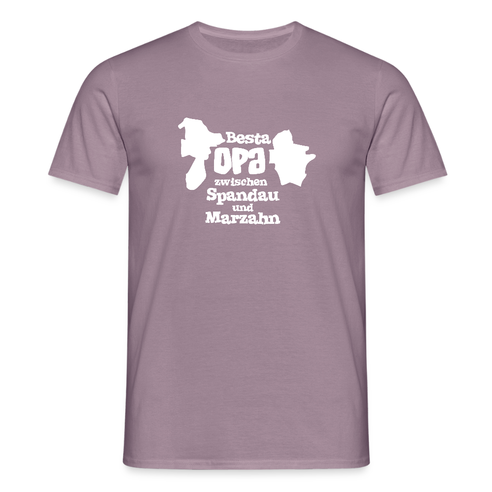 Besta Opa - Männer Premium T-Shirt - Lilagrau