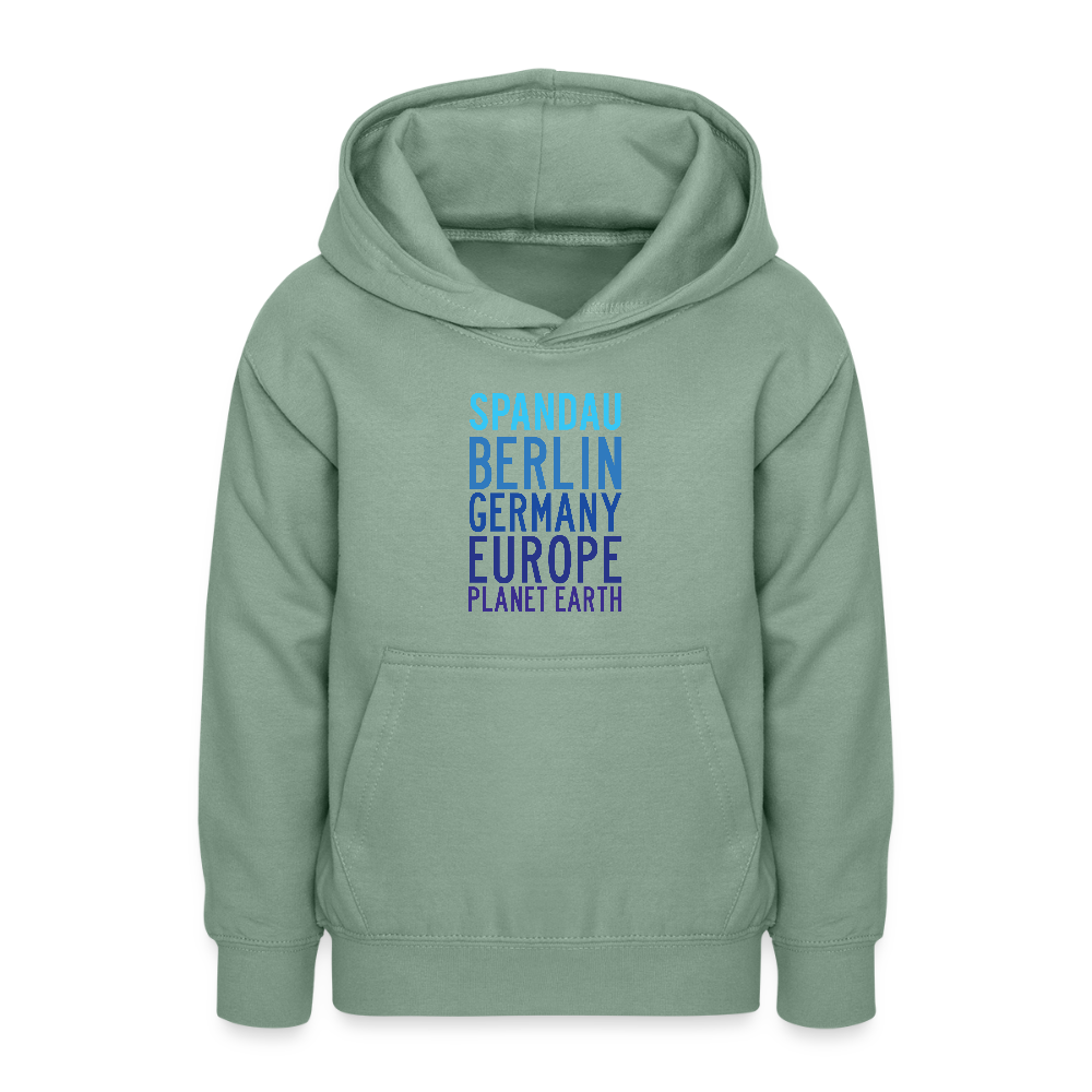 Spandau Planet Earth - Teenager Hoodie - Graugrün