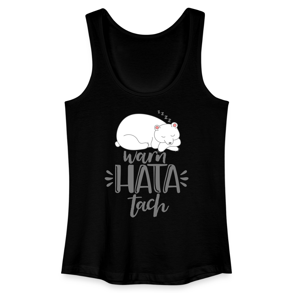 Warn hata Tach - Frauen Bio Tank Top - Schwarz