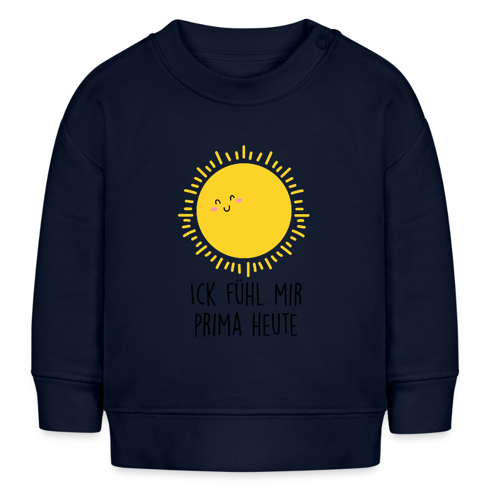 Ick fühl mir prima - Baby Bio Pullover - Navy