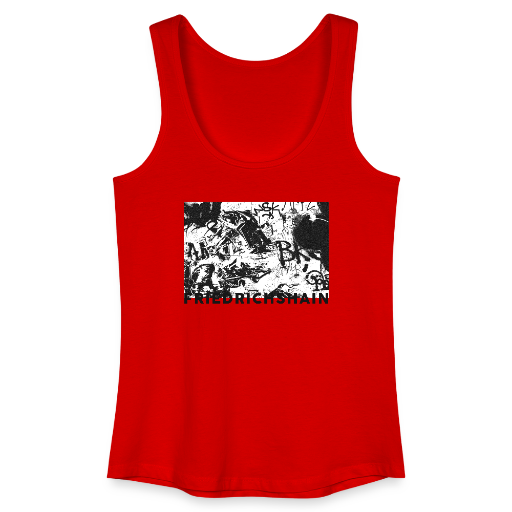 Friedrichshain Graffiti - Frauen Bio Tank Top - Rot