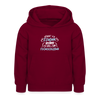 Könnt' ick fliejen, wär ick zu faul zum Flüjelschlagen - Kinder Hoodie - Bordeaux