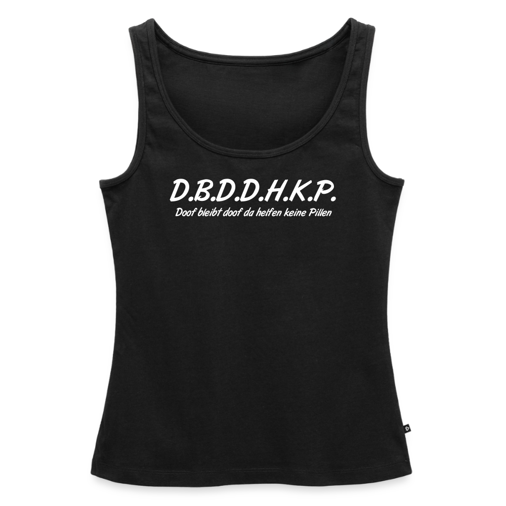 d.b.d.d.h.k.P - Frauen Bio Tank Top - Schwarz