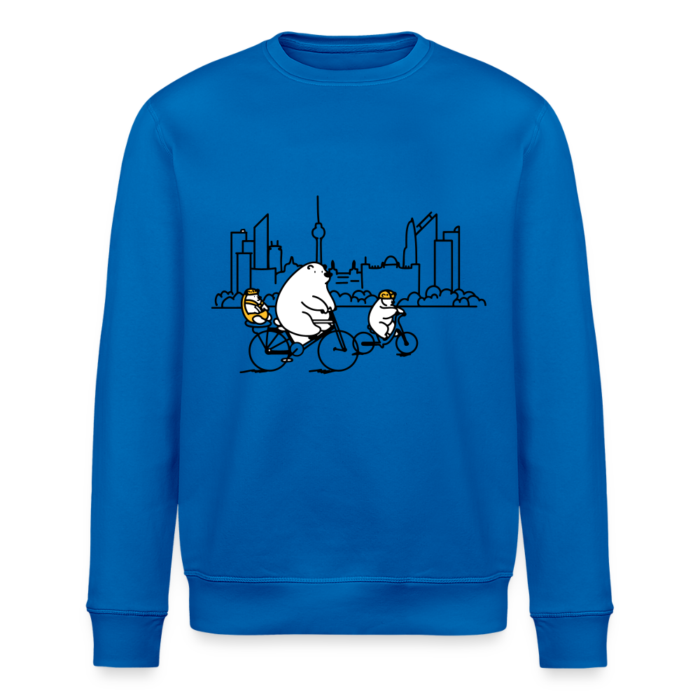 Fahrradtour Berlin - Unisex Bio Sweatshirt - Königsblau