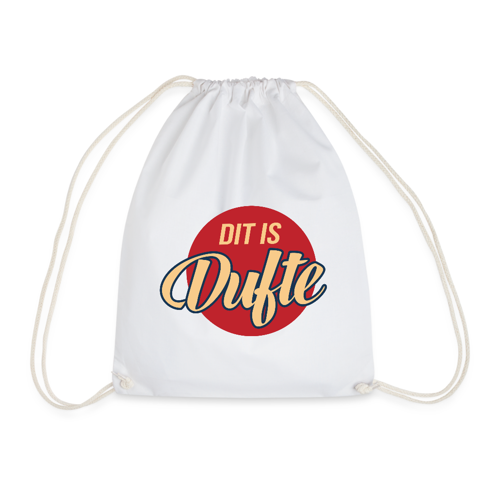 Dit Is Dufte - Turnbeutel - Weiß