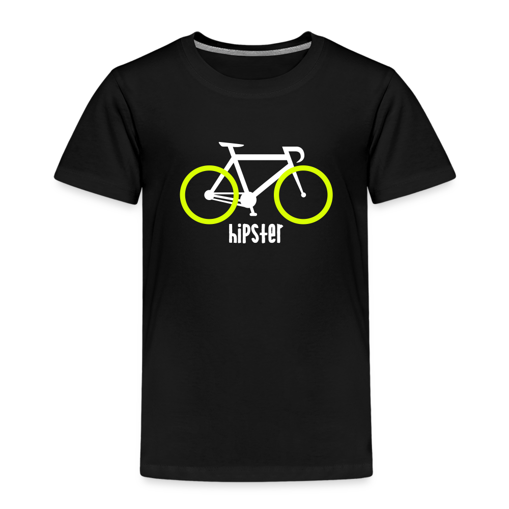 Hipster - Kinder Premium T-Shirt - Schwarz