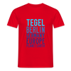 Tegel Planet Earth - Männer Premium T-Shirt - Rot