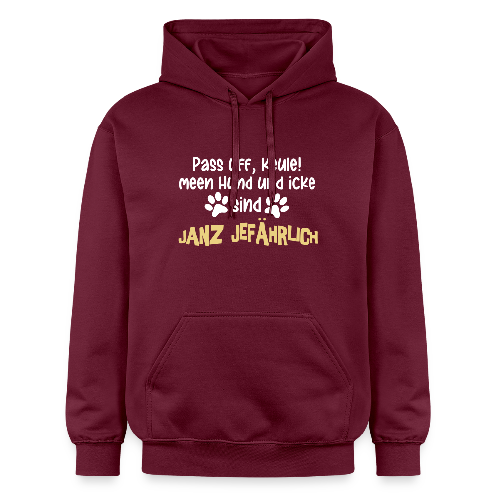 Janz Jefährlich - Hoodie - Maroon