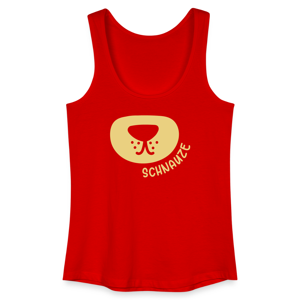 Schnauze - Frauen Bio Tank Top - Rot