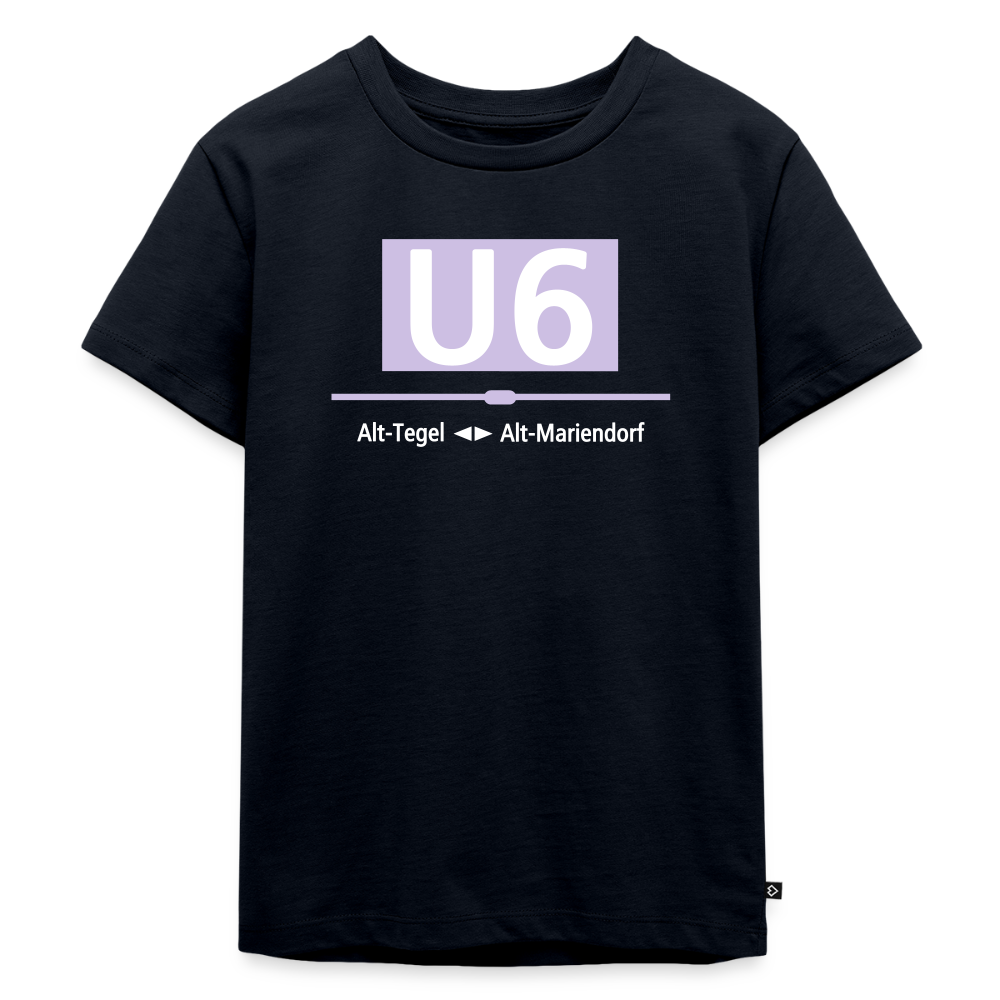 U6 - Kinder Premium T-Shirt - Navy