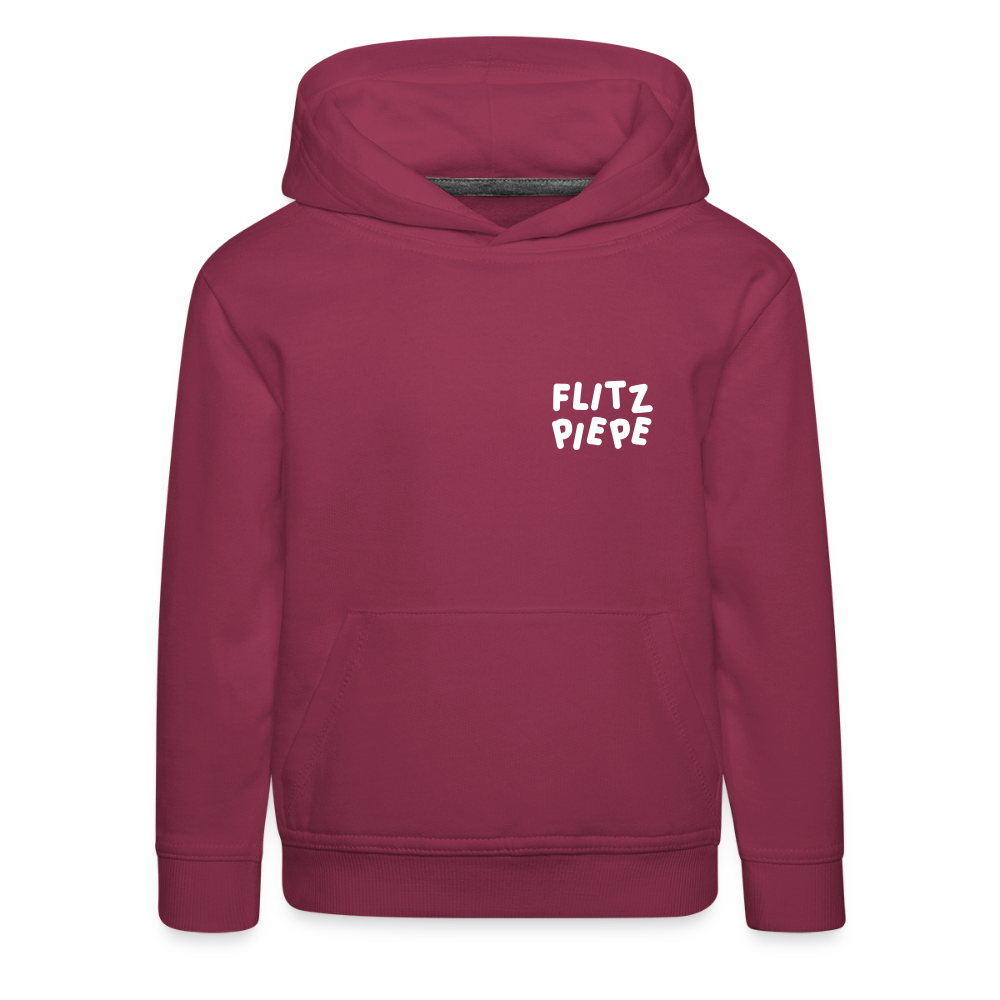 Flitz piepe - Kinder Premium Hoodie - Bordeaux