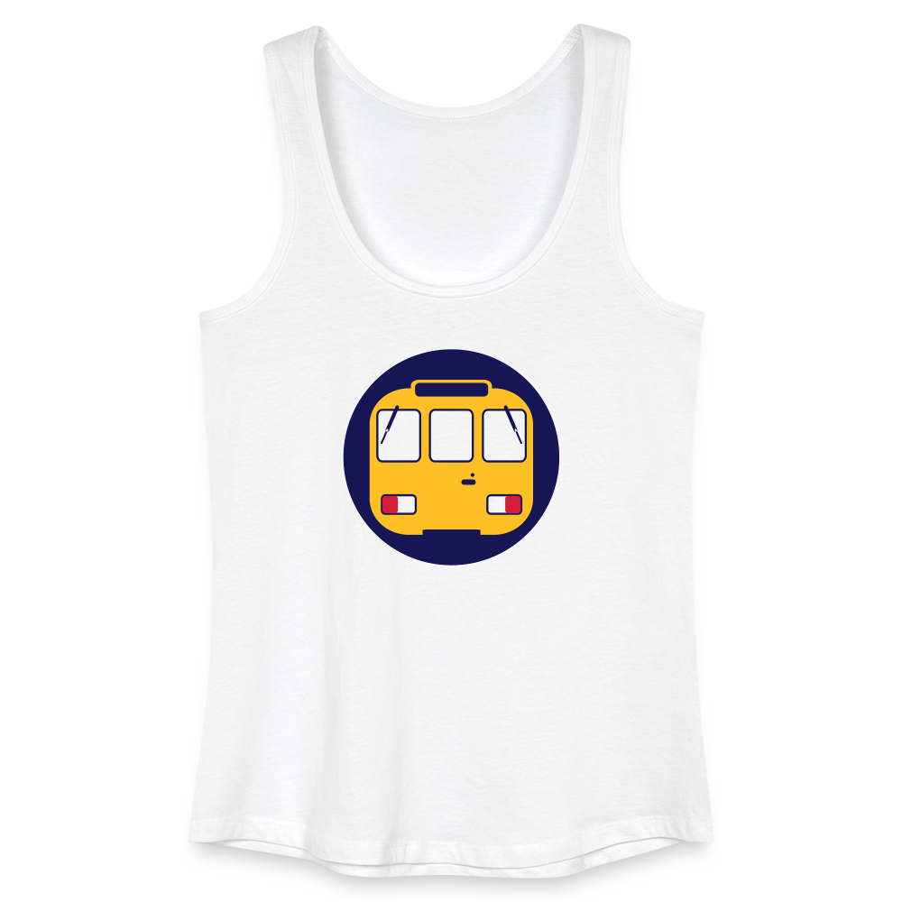 U-Bahntunnel - Frauen Bio Tank Top - Weiß