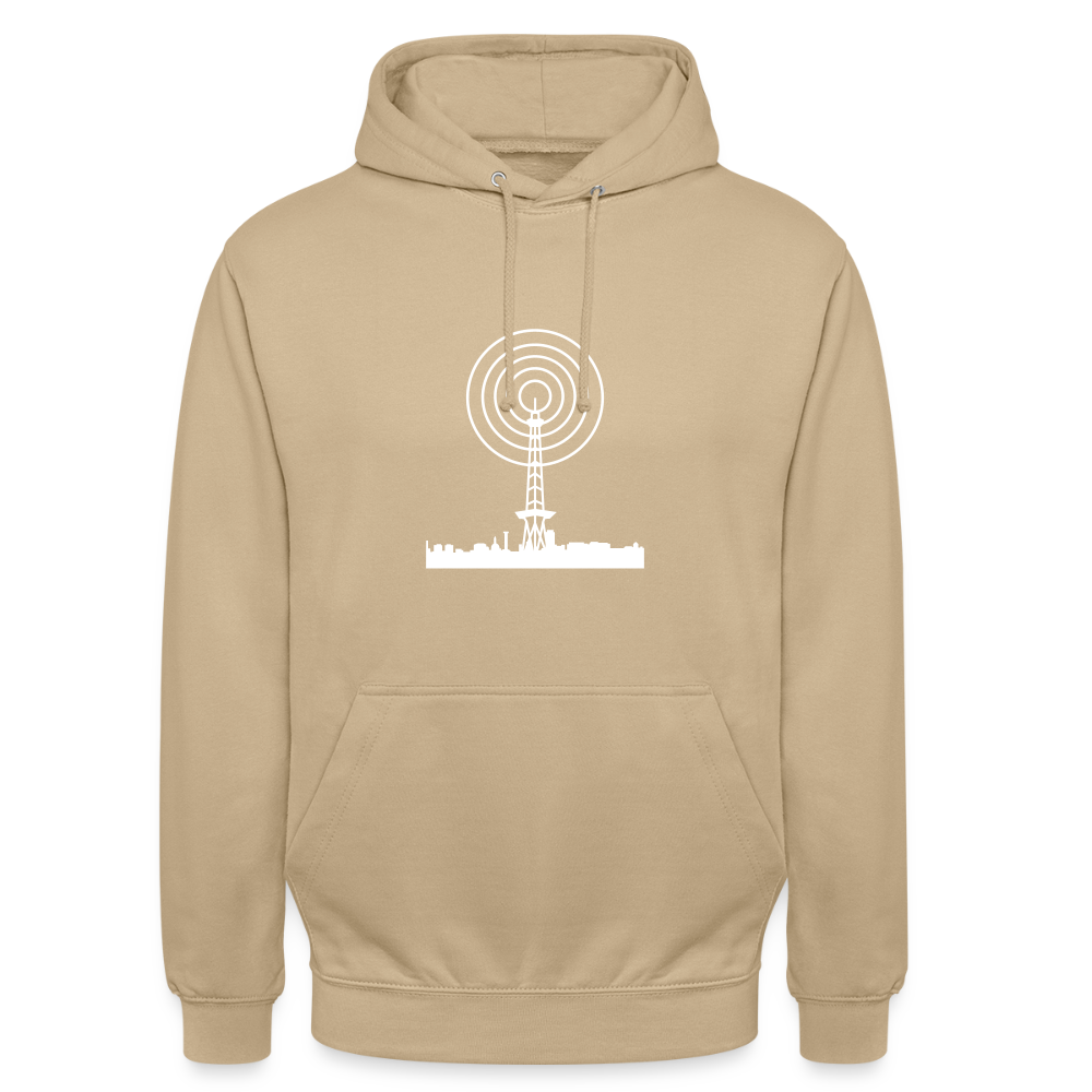 Funkturm im Fokus - Unisex Hoodie - Beige