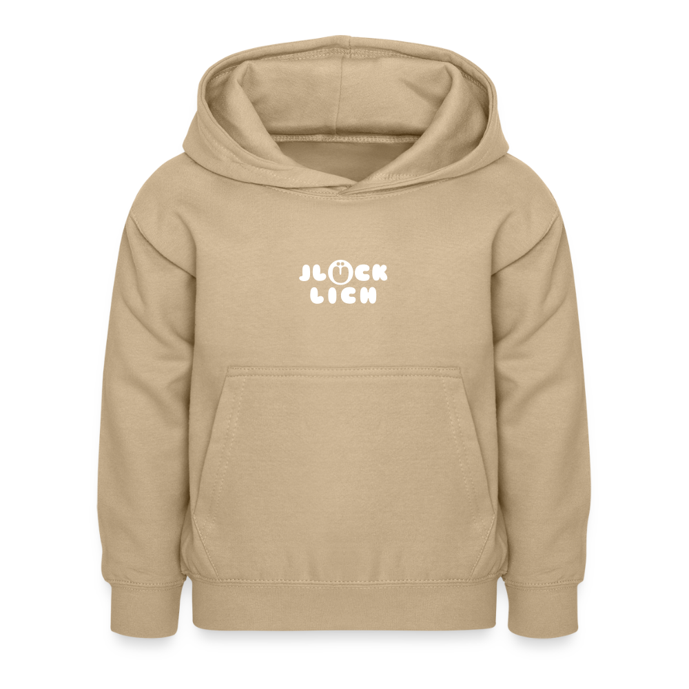 Jlücklich - Kinder Hoodie - Sand