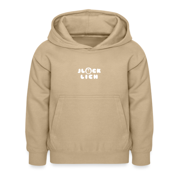 Jlücklich - Kinder Hoodie - Sand